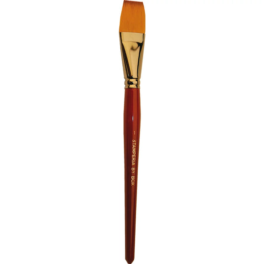 Flat brush with synthetic fiber size: 20 mm 