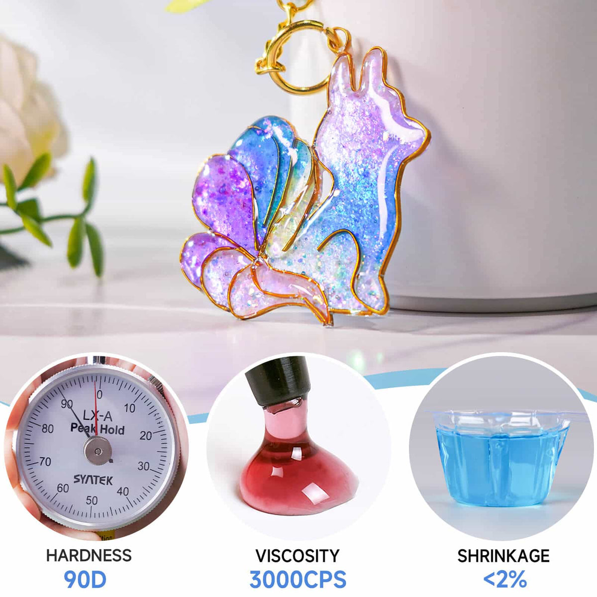 Let´s Resin Multi-color UV Resin - 18 Colors x 20g