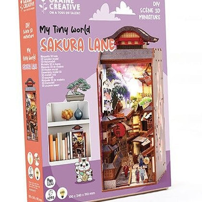 Sakura Lane – 3D-modell i trä med LED