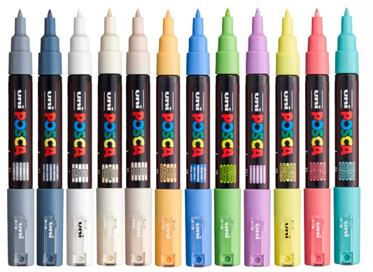 Posca Marker PC-1MC 0,7-1 mm Extra Fine - välj mellan 29 nyanser