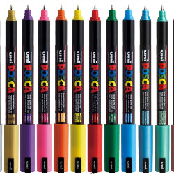 Posca Marker PC-1MR 0,7 mm Extra Fine - välj mellan 22 nyanser