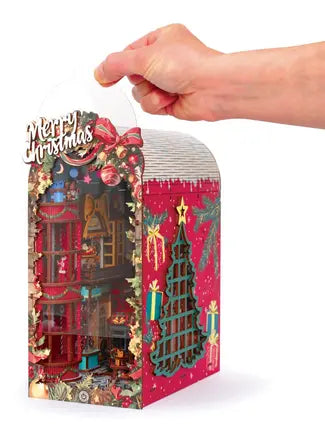 Merry Christmas – 3D-boknook med julgata