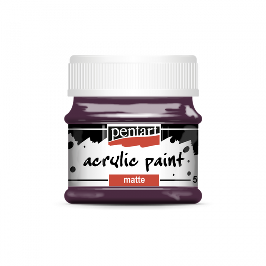 Acrylic paint matte 50ml Eggplant