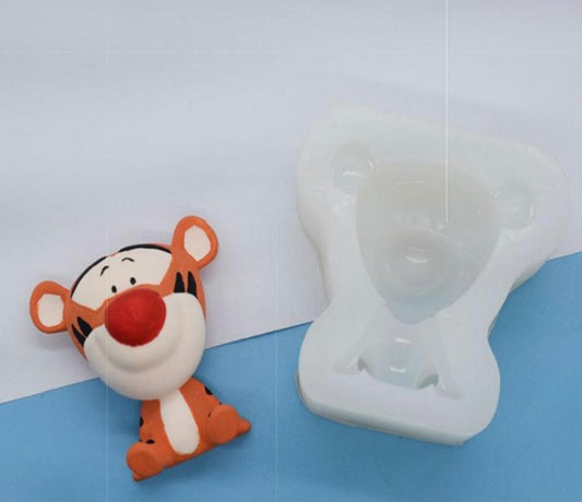 Silicone mold - Tiger