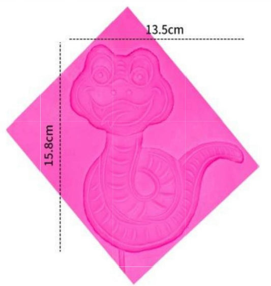 Silicone mold - snake