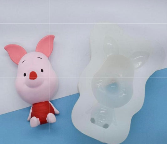 Silicone mold - Piggy