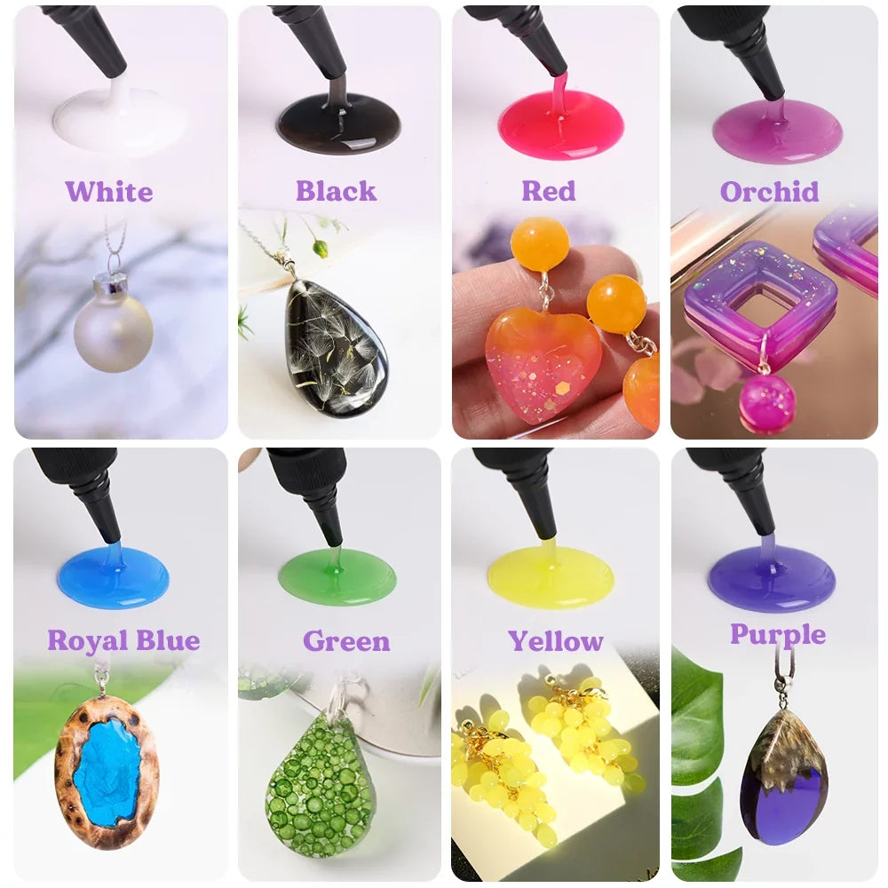 Let´s Resin Multi-color UV Resin - 18 Colors x 20g