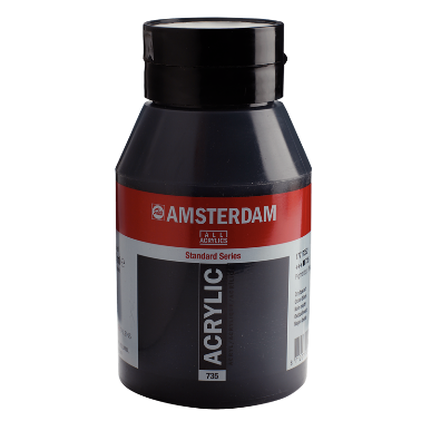 Amsterdam akrylfärg 1000 ml Oxide Black