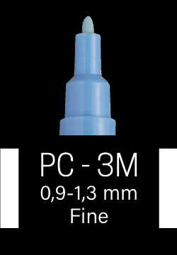 Posca Marker PC-3ML 0,9-1,3 mm Fine - välj mellan 8 glittriga nyanser
