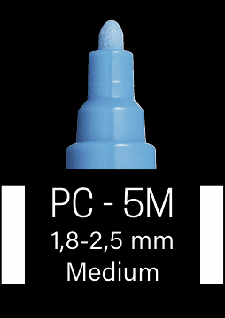 Posca Marker PC-5M 1.8-2.5mm - choose between 28 shades