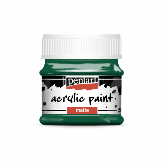Acrylic paint matte 50ml Pine Green