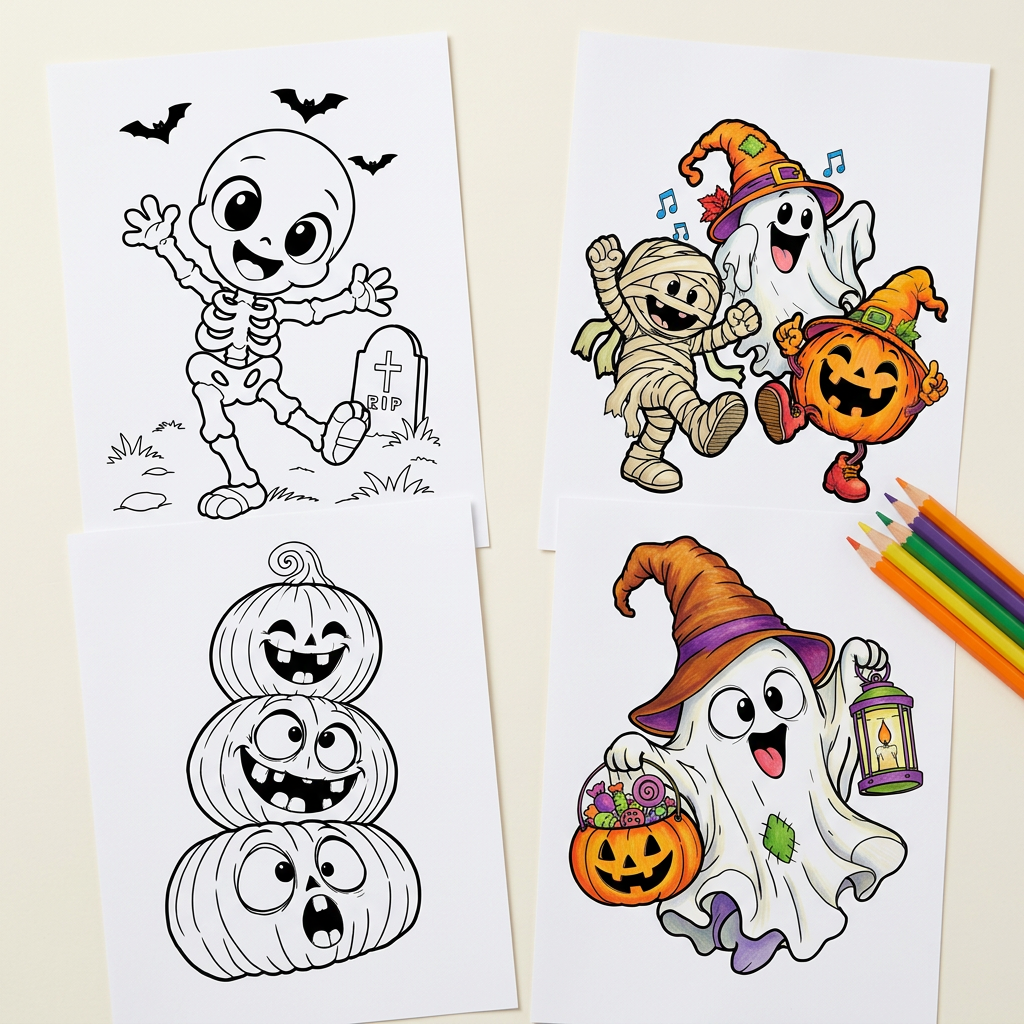 Produktbild för digitala Halloweenmotiv