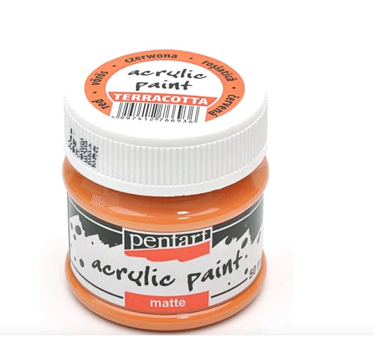 Acrylic paint matte 50ml Terracotta